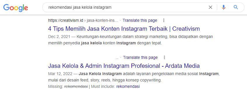 Rekomendasi Jasa Kelola Instagram