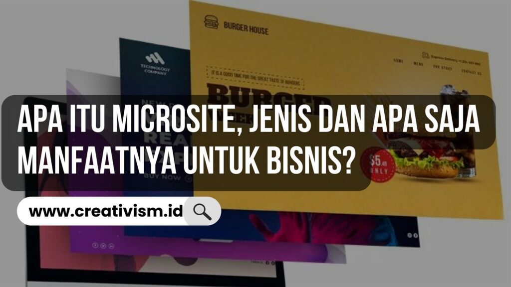 Apa itu Microsite, Jenis dan Apa SAja Manfaatnya untuk Bisnis