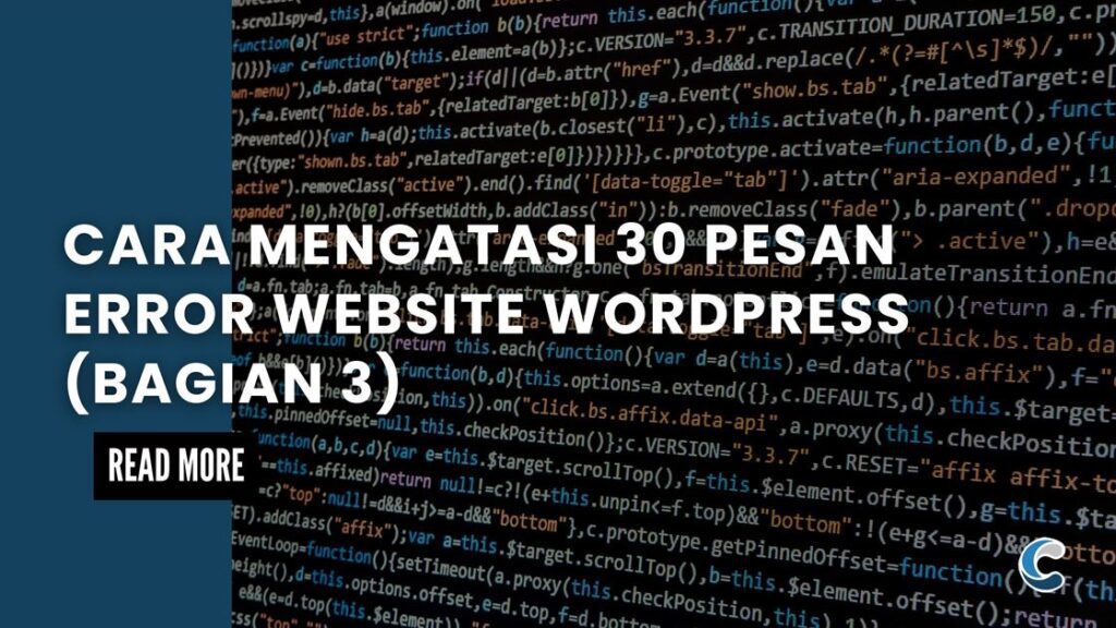 Cara Mengatasi 30 Pesan Error Website WordPress (Bagian 3)