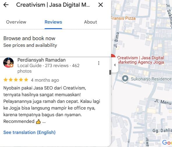 Cara Optimasi Google Maps, Dapatkan Reviews Positif