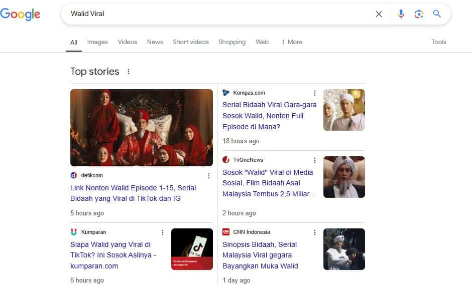 Topik Blog Ramai Dicari Pengguna Internet, Sosok Personal Pemeran Walid