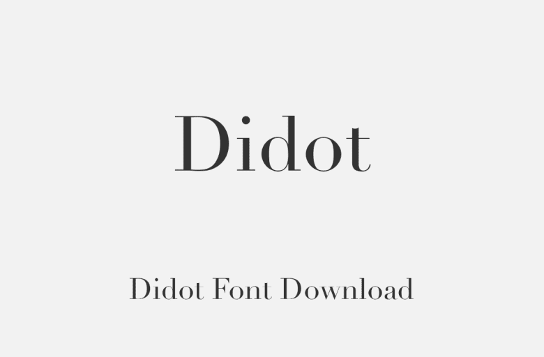 Font Didot