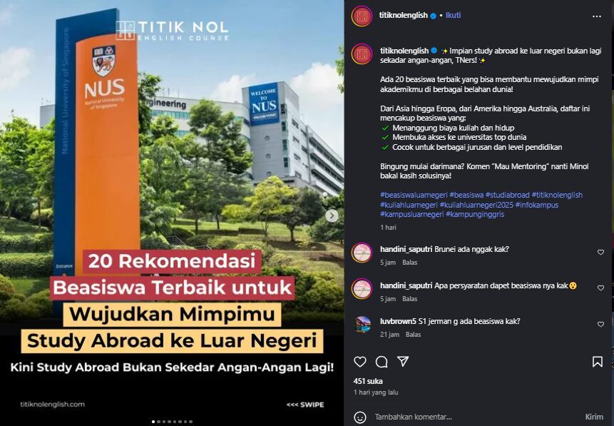 Konten Carousel Edukasi