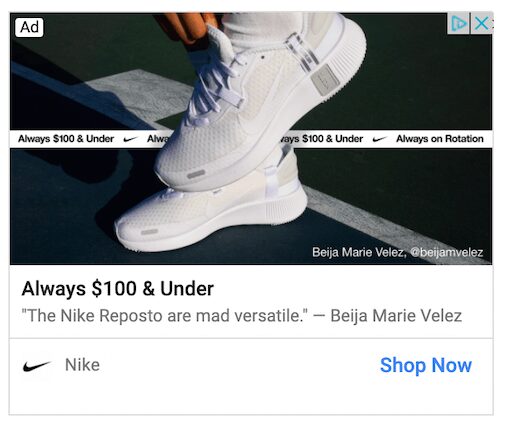 Nike - contoh copywriting