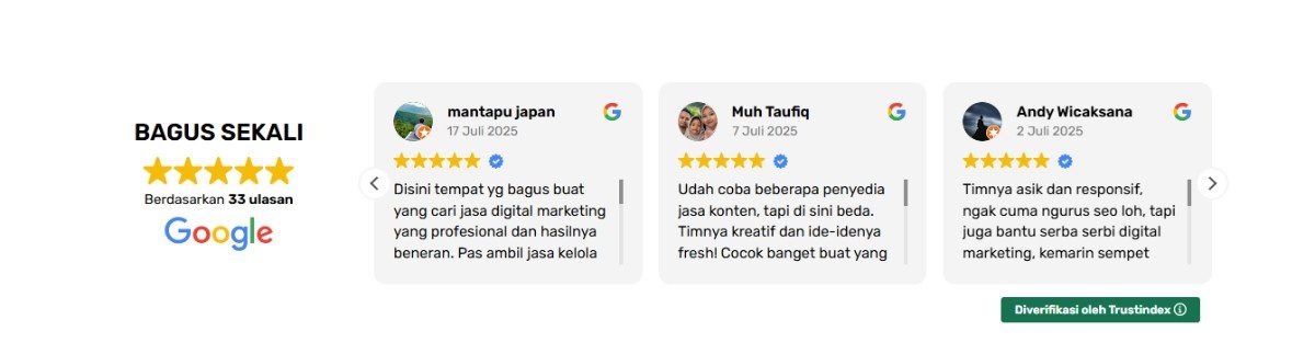 Bukti Sosial dan Testimoni Pelanggan