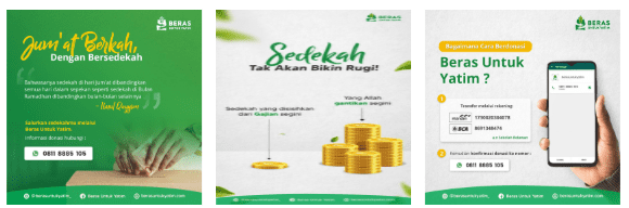 Contoh Konten - Jumat Berkah, Sedekah Ga Rugi, Cara Donasi