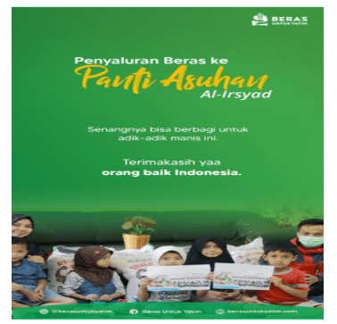 Dokumentasi Penyaluran Beras ke Panti Asuhan