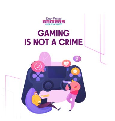 Konten Gaming is Not a Crime - mengedukasi orang tua tentang manfaat gaming untuk anak