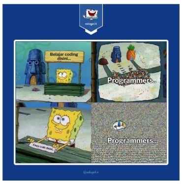 Konten jokes Belajar Coding yang mendapat respons positif dari audience