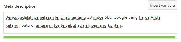 Mitos Tentang SEO Mengenai Meta Description