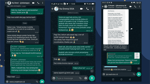 Testi Jasa Konten Instagram Rekomendasi Pebisnis Hebat