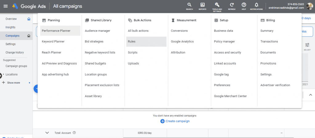 Cara Riset Keyword di Google Keyword Planner