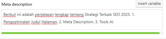 Strategi SEO Terbaik 2023