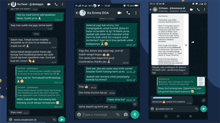 Testimoni Jasa Admin Instagram Profesional