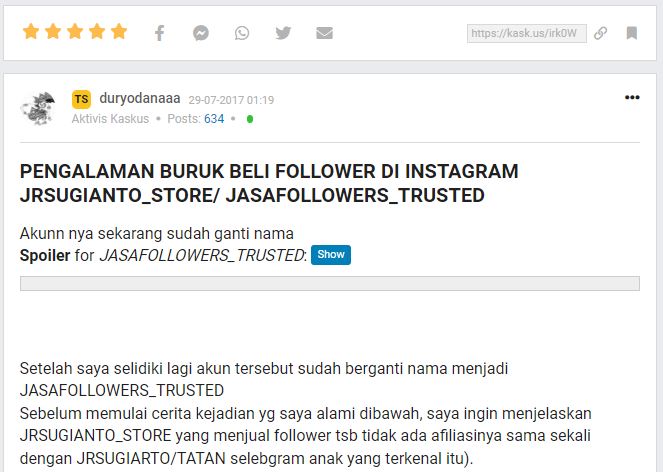 Membeli Followers Instagram Potensi Dibanned