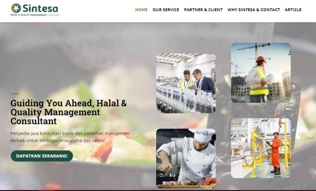 Website Sintesa Klien Creativism