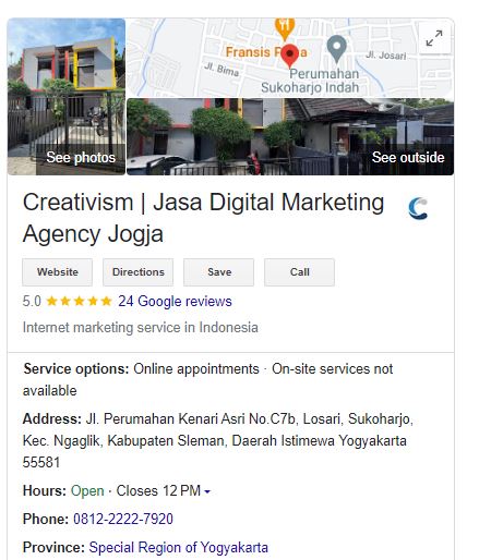 Creativism Agency SEO Terpercaya