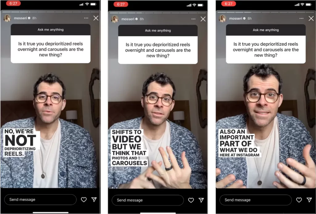 Jawaban Adam Mosseri