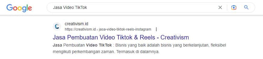 Keyword Jasa Video TikTok