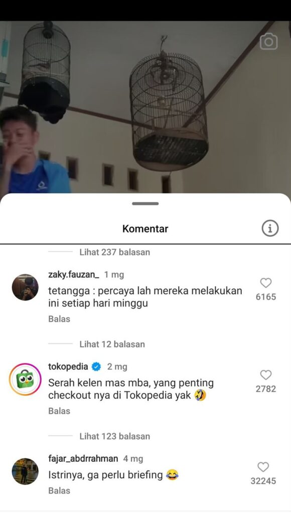 Strategi Komentar Pada Konten Viral