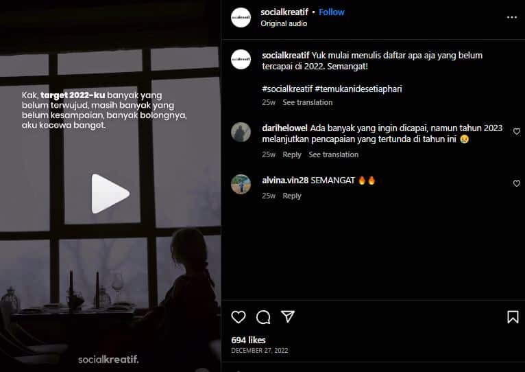 Strategi Instagram Sederhana: Video Reels Teks Typing