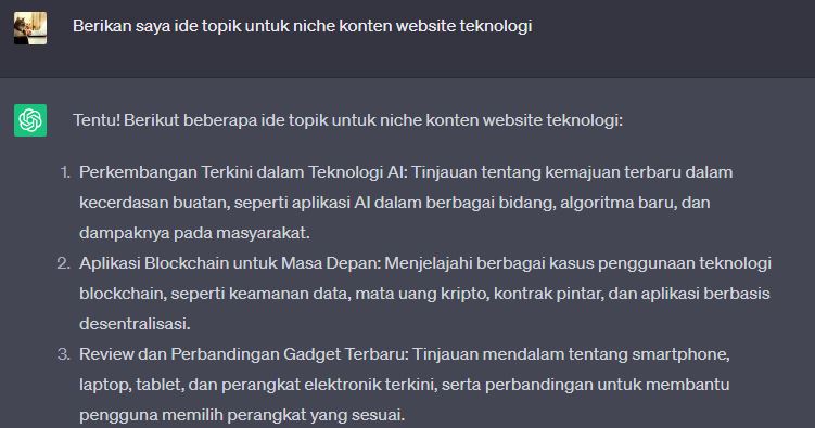 Chat GPT untuk Konten SEO