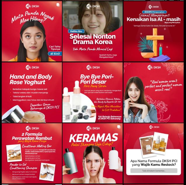 Hasil Konten Tim Creativism