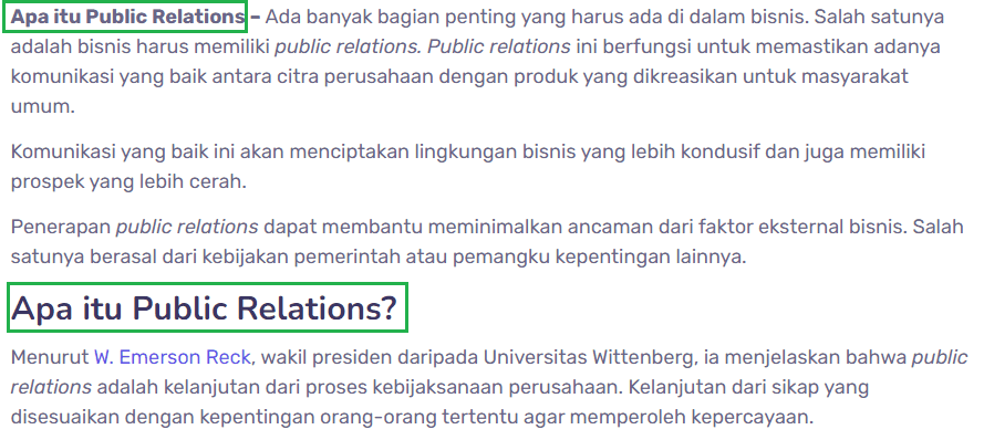 Cara Mengoptimalkan Heading Tag