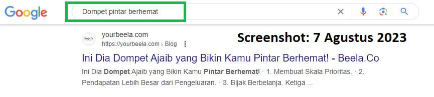 Dompet Pintar Berhemat