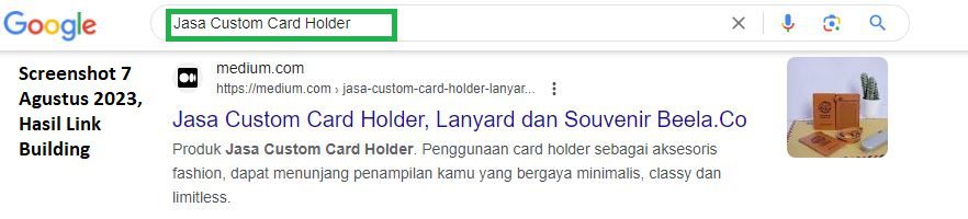 Jasa Custom Card Holder