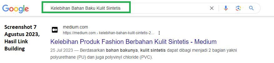 Portofolio Keyword Jasa SEO