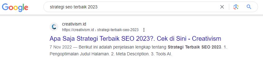 Strategi SEO Terbaik 2023