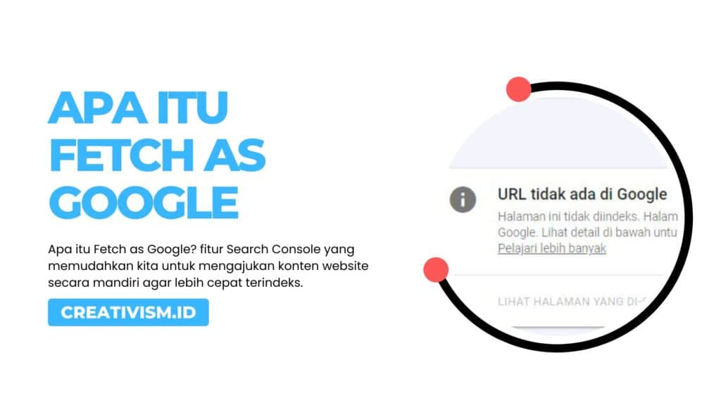 Apa itu Fetch as Google