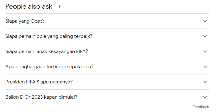 People Also Ask Google