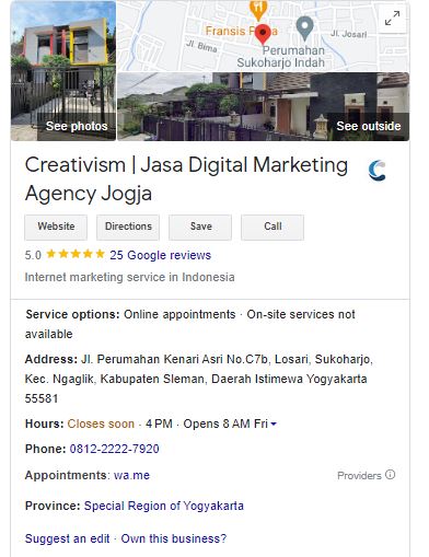 Cara Mengisi Data di Google My Business