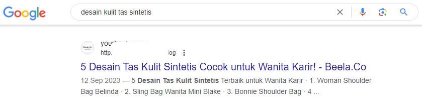 Optimasi Keyword Website Klien Creativism