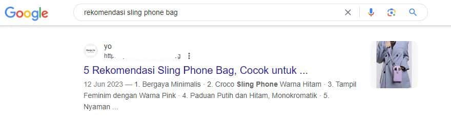 Optimasi Keyword Website Klien