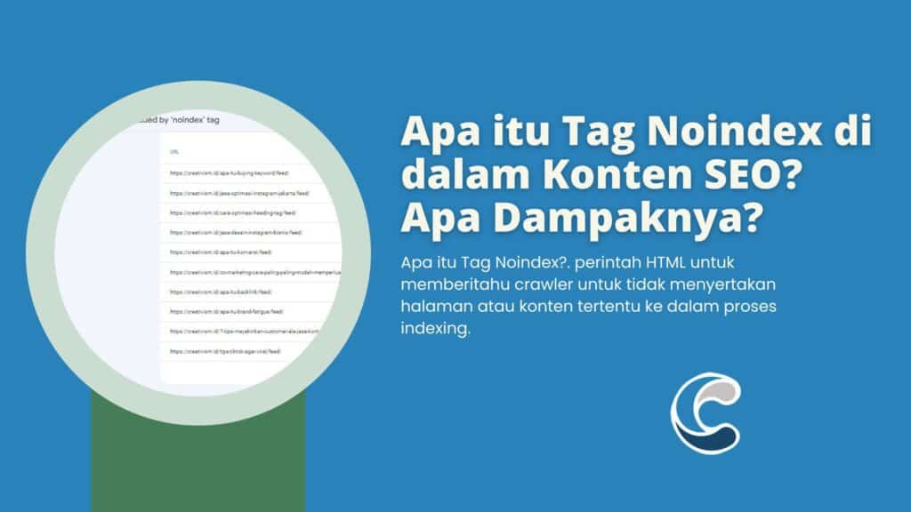 Apa itu Tag Noindex di dalam Konten SEO Apa Dampaknya