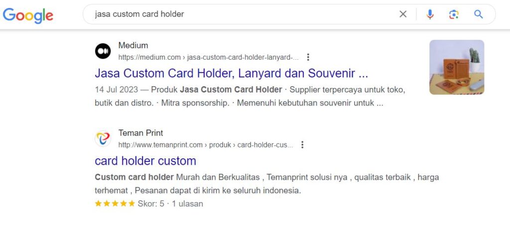 Keyword Jasa Custom Card Holder