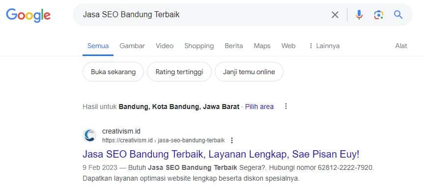 Jasa SEO Bandung Terbaik