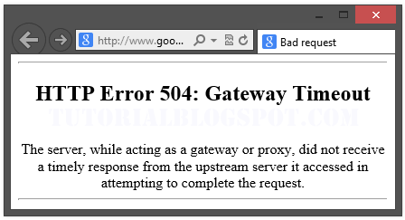 Cara Mengatasi 504 Gateway Timeout
