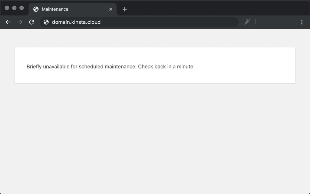 Briefly Unavailable for Scheduled Maintenance