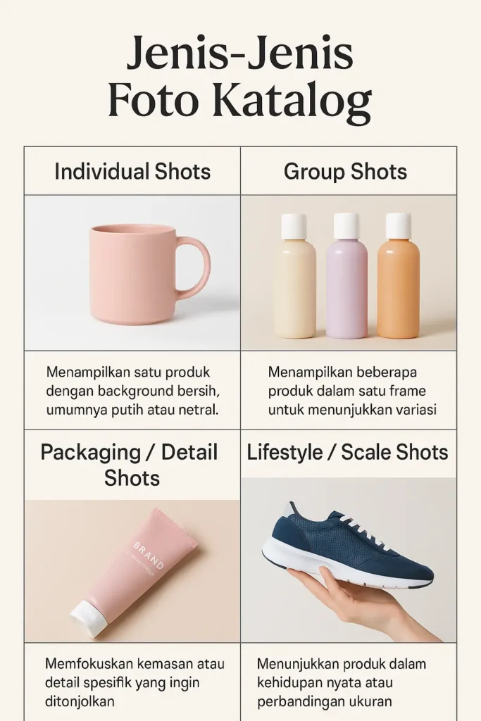 Jenis Jenis Foto Katalog untuk Branding