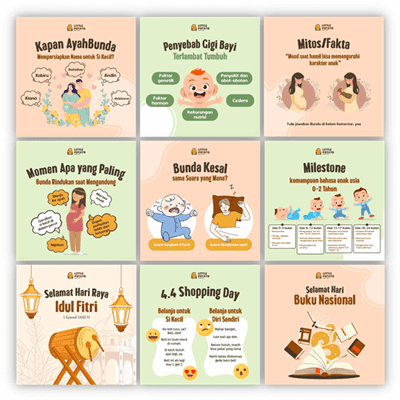 Overview Portfolio Instagram @littlepotato.indonesia yang Dikelola oleh Creativism