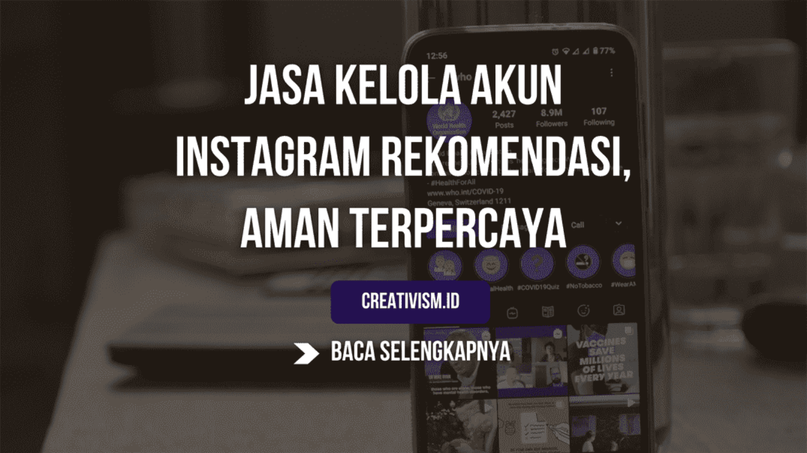 Jasa Kelola Akun Instagram Rekomendasi, Aman Terpercaya