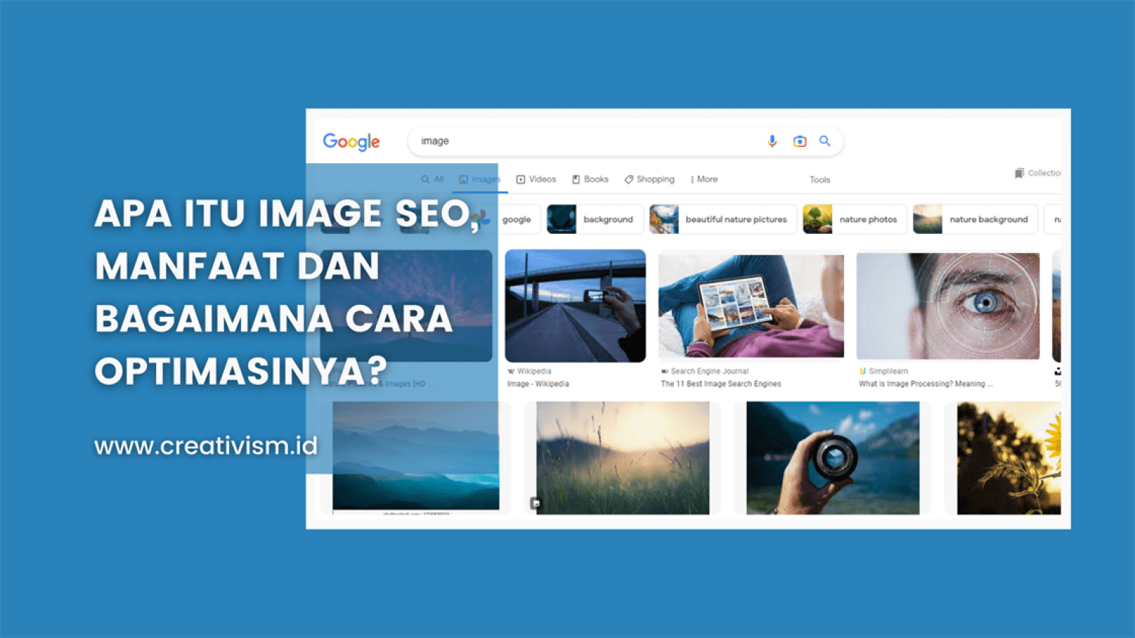 Apa itu Image SEO, Manfaat dan Bagaimana Cara Optimasinya