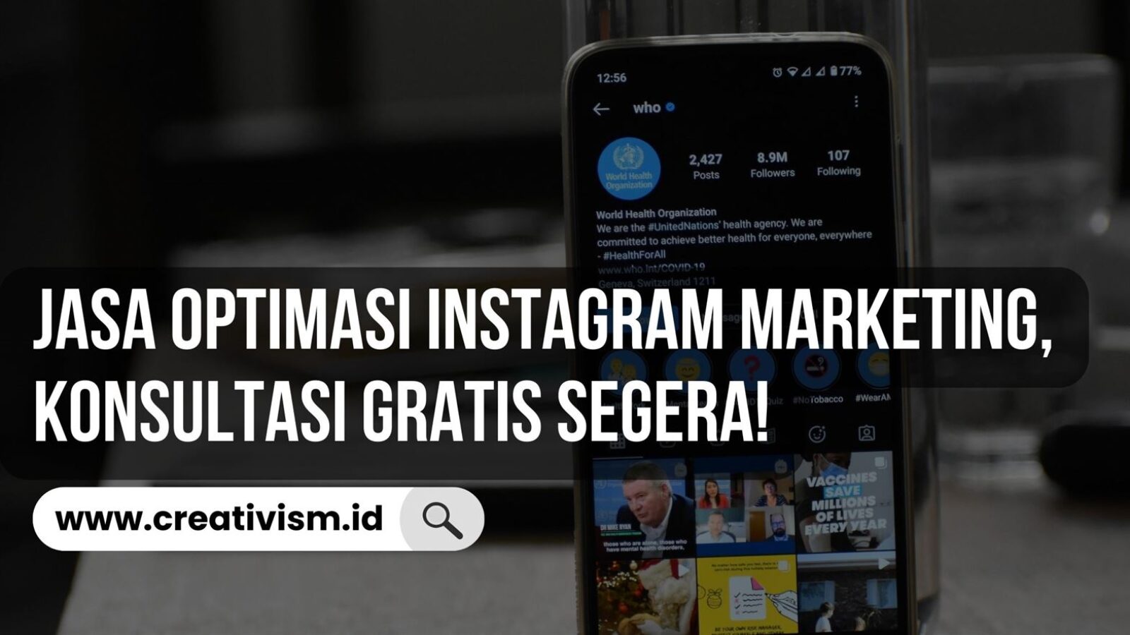 Jasa Optimasi Instagram Marketing, Konsultasi Gratis Segera!