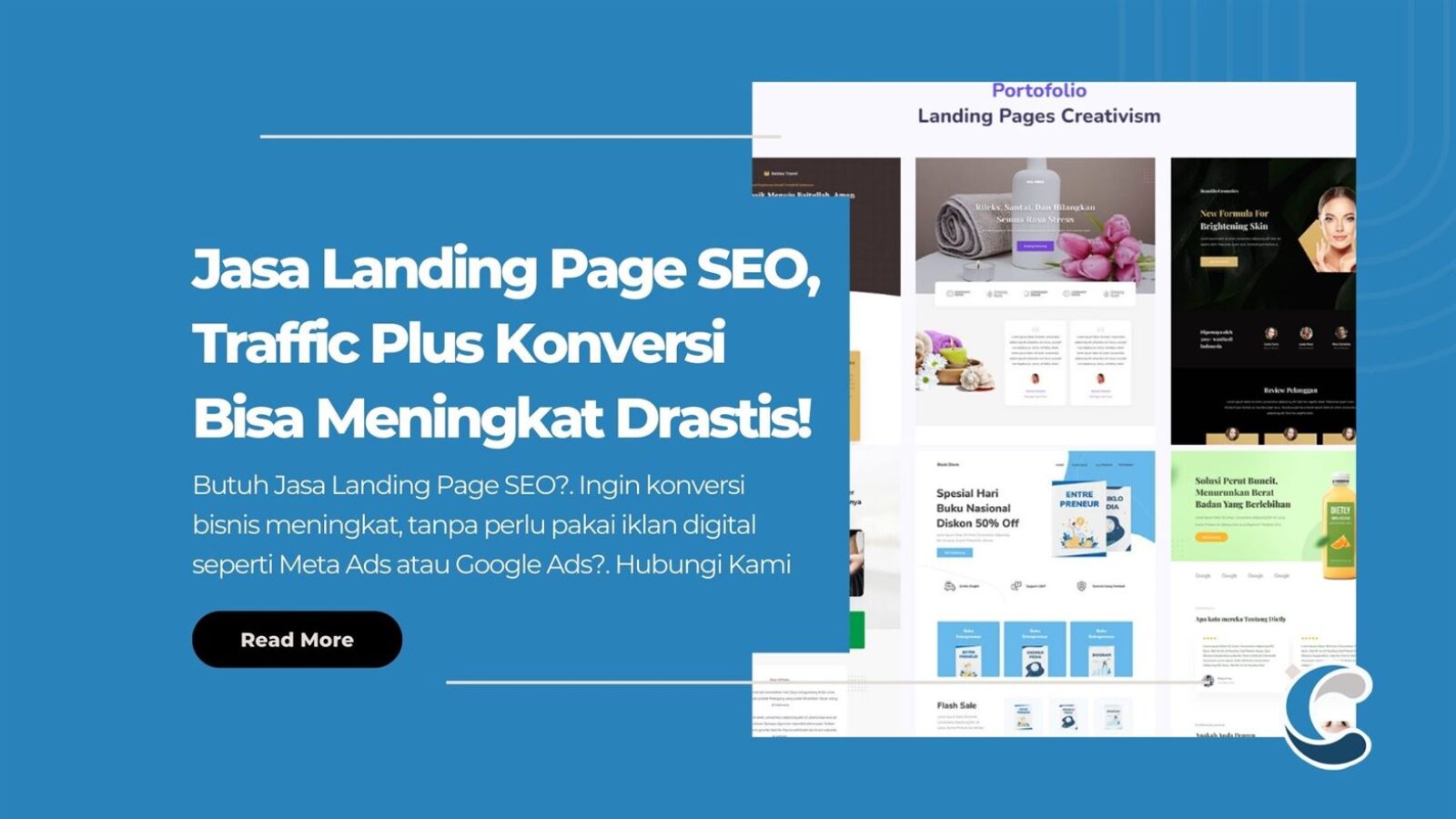 Jasa Landing Page SEO, Traffic Plus Konversi Bisa Meningkat Drastis!