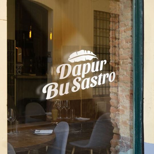 Mockup Logo Dapur Bu Sastro