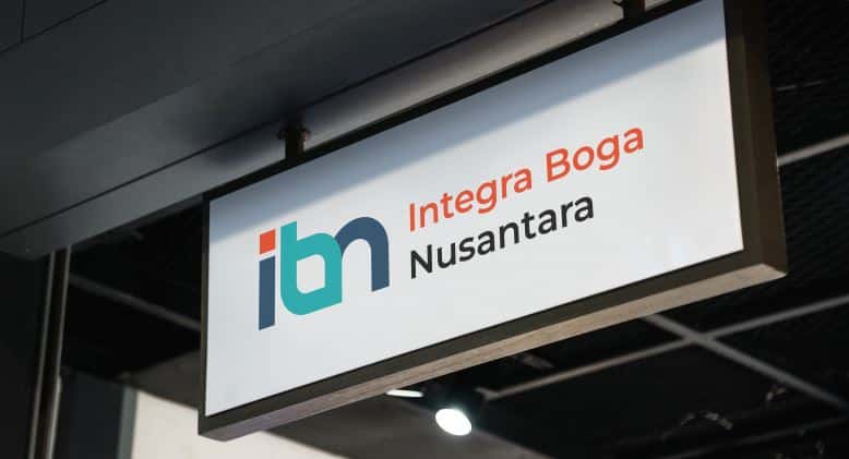 Mockup Logo Integra Boga Nusantara